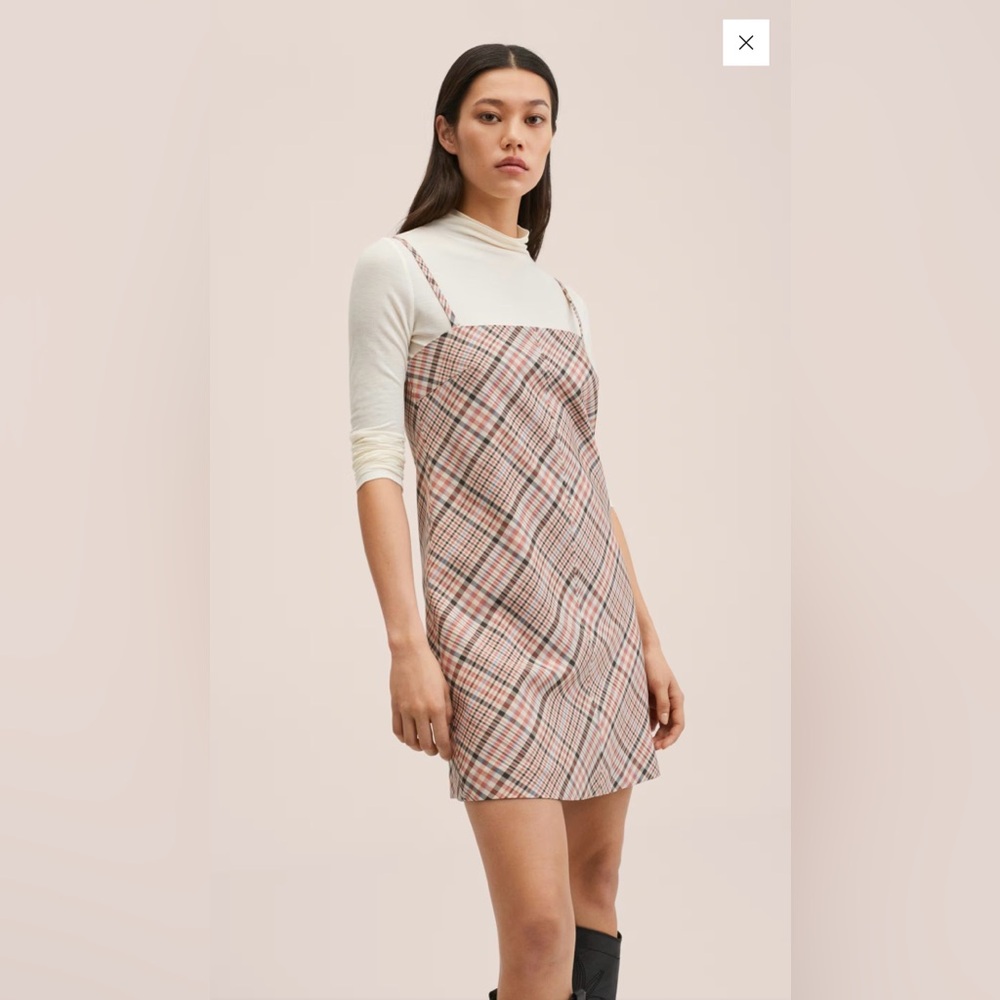 Mango Plaid Dress Size EUR XL / USA 10